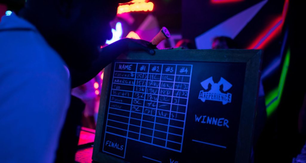 how long does axe throwing last